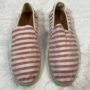 TOMS Alpargata Slip On Classic Canvas Women's Sz 9 Comfy Streetwear Minimalist